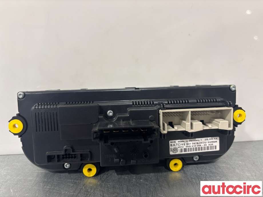 Varmeapparat betjening til VW Transporter / Caravelle 2009-2015 (Fase 2) (T5) (T5) (VOLKSWAGEN|7E5907047BJ|)