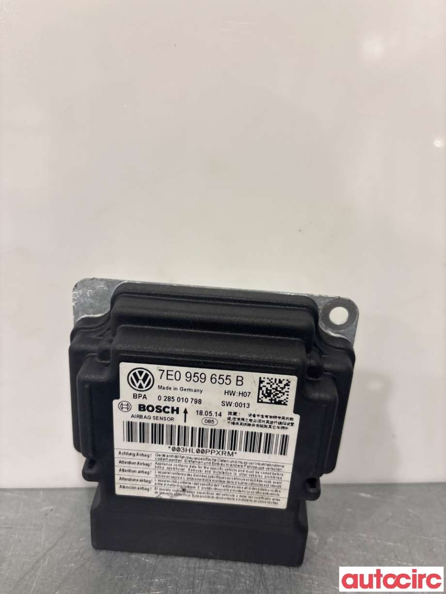 Airbag elektronikk til VW Transporter / Caravelle 2009-2015 (Fase 2) (T5) (T5) (VOLKSWAGEN|7E0959655B|)