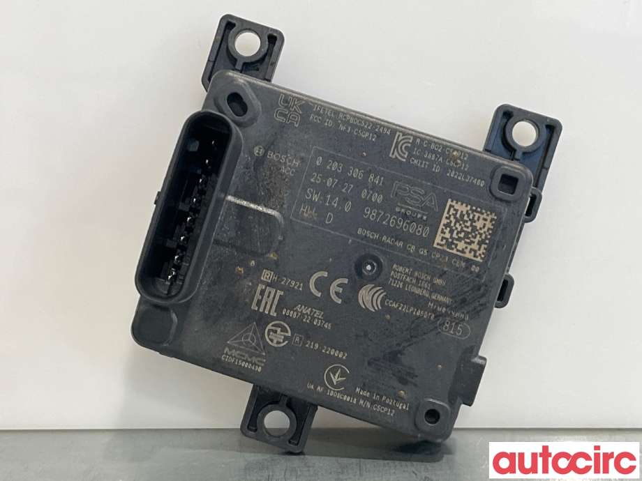Sensor radar til Opel Grandland X 2017-->>  (OPEL|1695485080||9872696080)