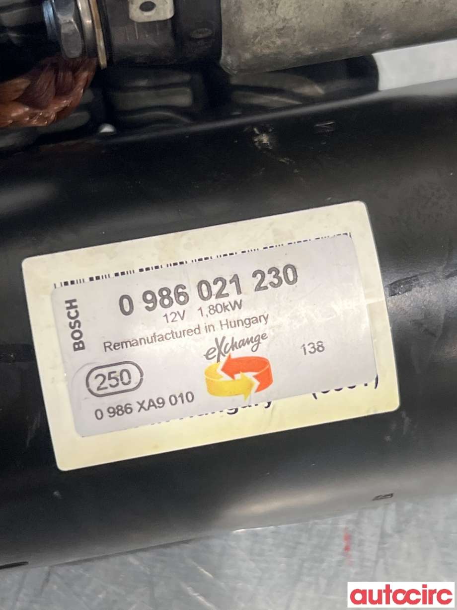 Starter diesel til BMW X5 2007-2013 (E70) (E70) (BMW|12417796892|0986021230|)