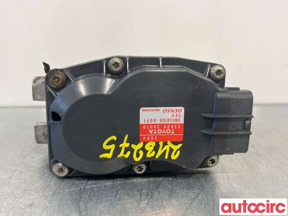 EGR-ventil til Toyota RAV4 2009-2013 (Type III, Fase 2) (TOYOTA|258000R010|VN150100-0071|25800-26010)