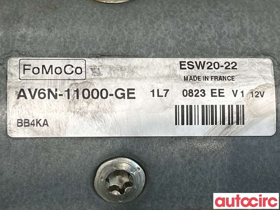Starter diesel til Ford Transit Connect 2018-->> Type II, Fase 2  (FORD|2033247|ESW20-22|AV6N-11000-GE)