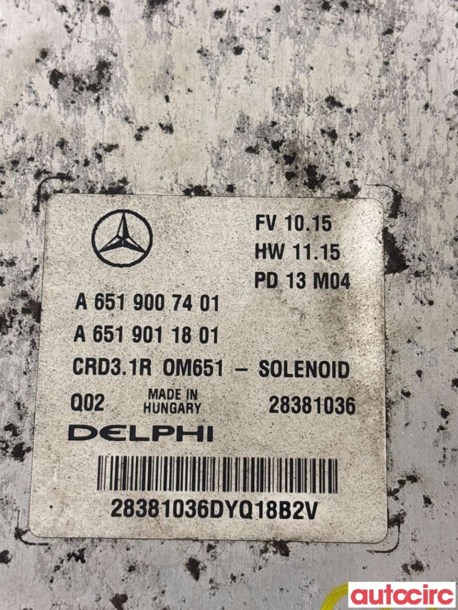 Styreenhet motor til Mercedes C-Klasse 2011-2014 (Fase 2) (W204) (W204) (MERCEDES|A6519007401|28381036)