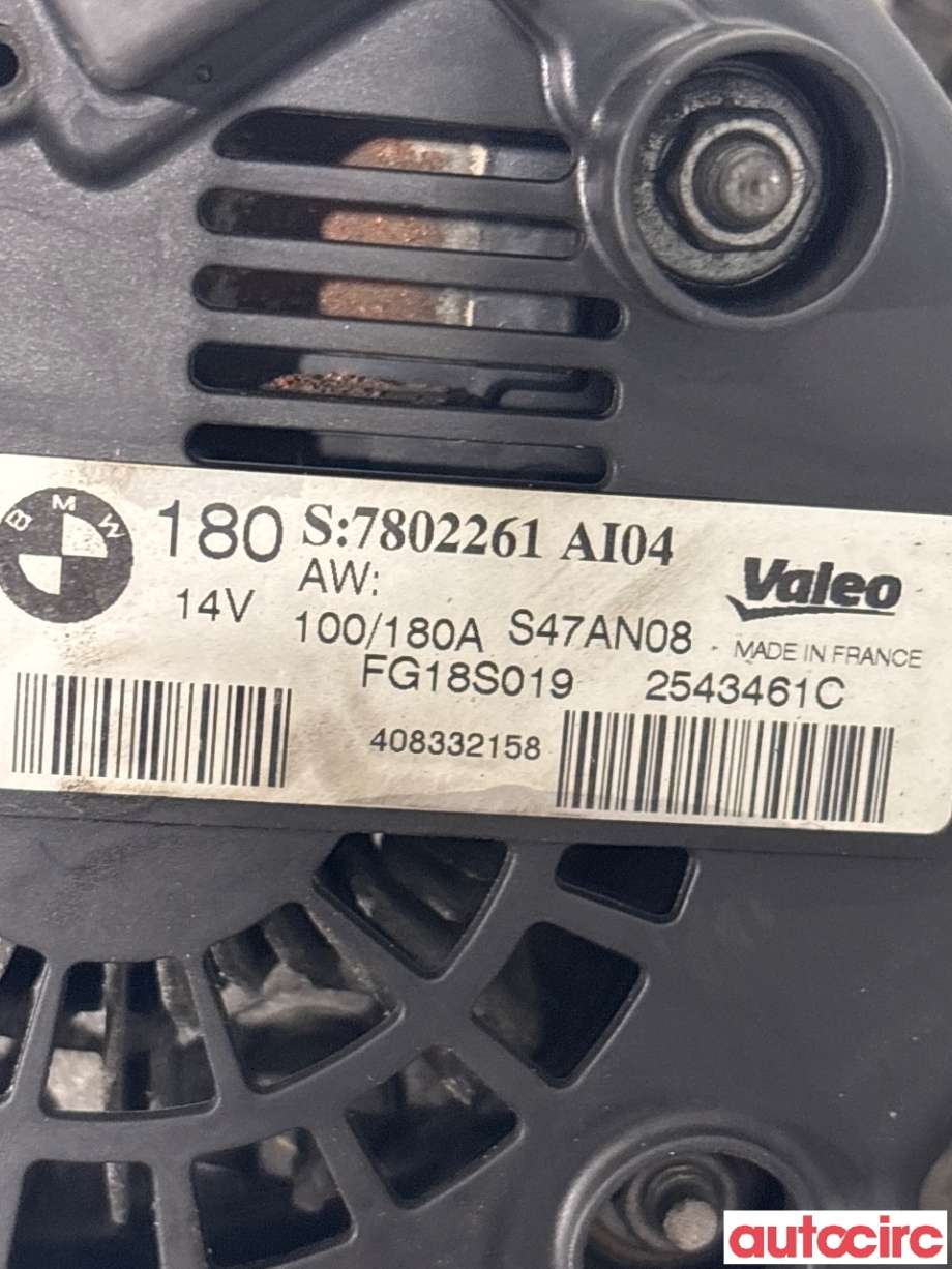 Dynamo til BMW X3 2007-2010 (Fase 2) (E83) (E83) (BMW|12317802261|TG18S019|2543461C)