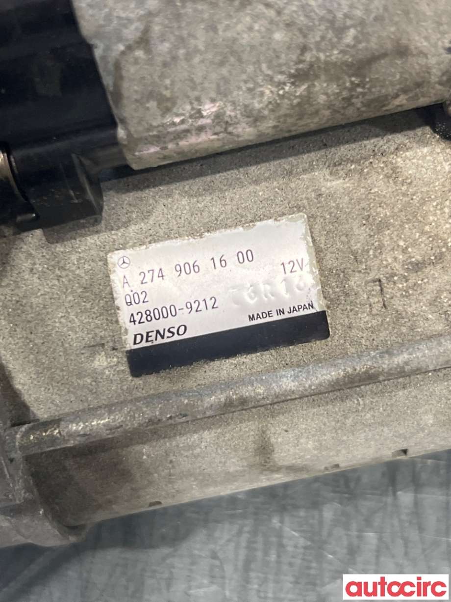 Starter til Mercedes C-Klasse 2014-2018 (Fase 1) (W205) (W205) (MERCEDES|A2749062100|428000-9212|A2749061600)