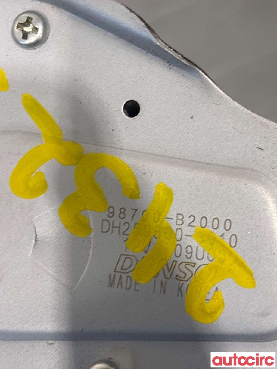 Viskermotor bakrute til Kia Soul 2014-2019 (Type II)  (KIA|98710B2000|DH259600-3010|98700-B2000)