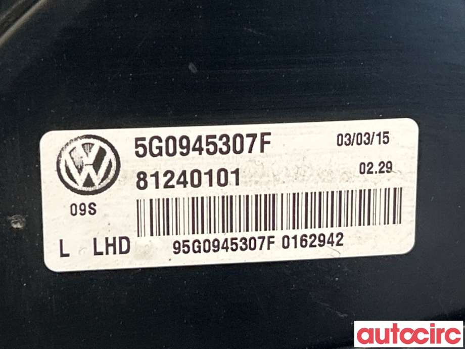 Baklykt venstre indre til VW e-Golf 2014-2017 (Fase 1) (VOLKSWAGEN|5G0945307F|)