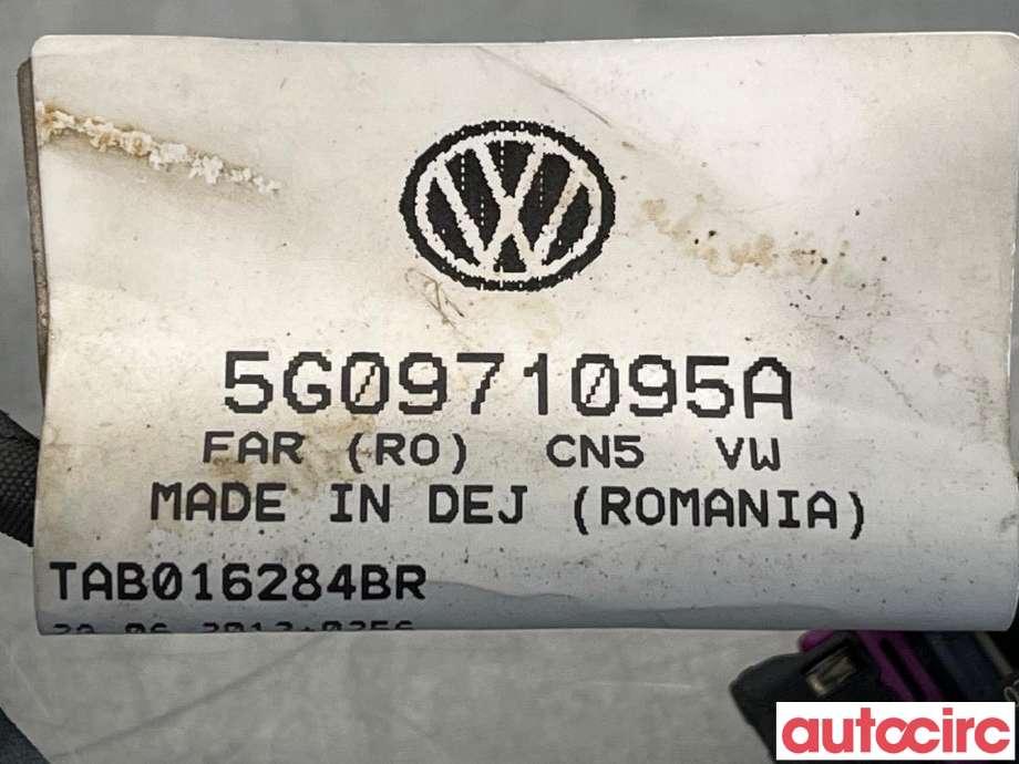 Ledningsnett til VW e-Golf 2014-2017 (Fase 1)  (VOLKSWAGEN|5G0971095J|5G0971095A)