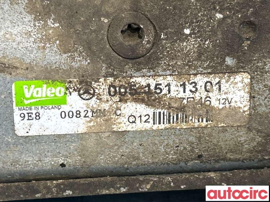 Starter diesel til Mercedes Vito/Viano 2004-2010 (Fase 1) (W639) (W639) (MERCEDES|A0051511301|)