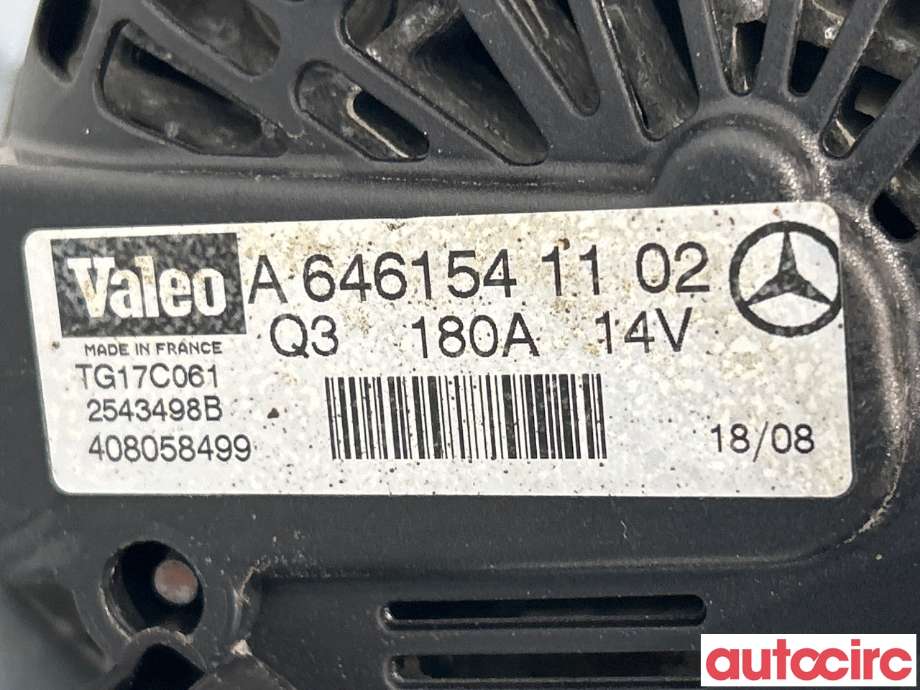 Dynamo til Mercedes Vito/Viano 2004-2010 (Fase 1) (W639) (W639) (MERCEDES|A6461541102|)
