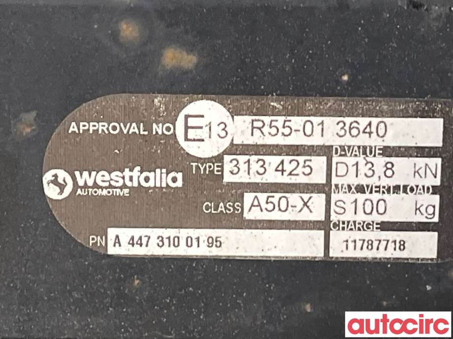 Hengerfeste til Mercedes Vito 2014-->> (W447) (W447) (MERCEDES|A4473100195|313425)