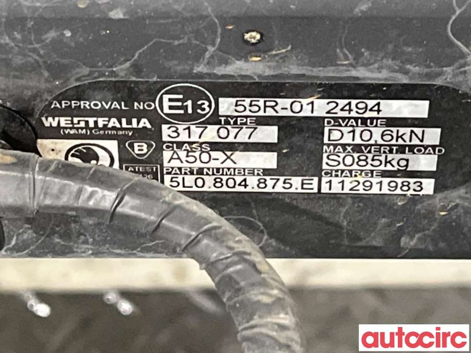 Hengerfeste til Škoda Yeti 2014-2017 (Fase 2)  (SKODA|5L0804875E|317077)