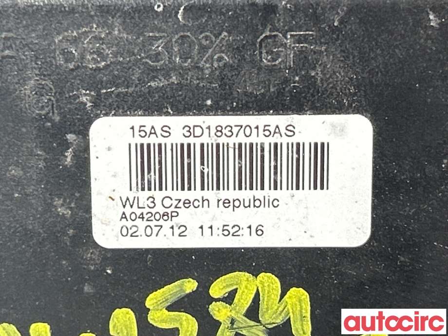 Låsekasse venstre foran til VW Caddy 2010-2015 (Type III, Fase 2)  (VOLKSWAGEN|3D1837015AP|)