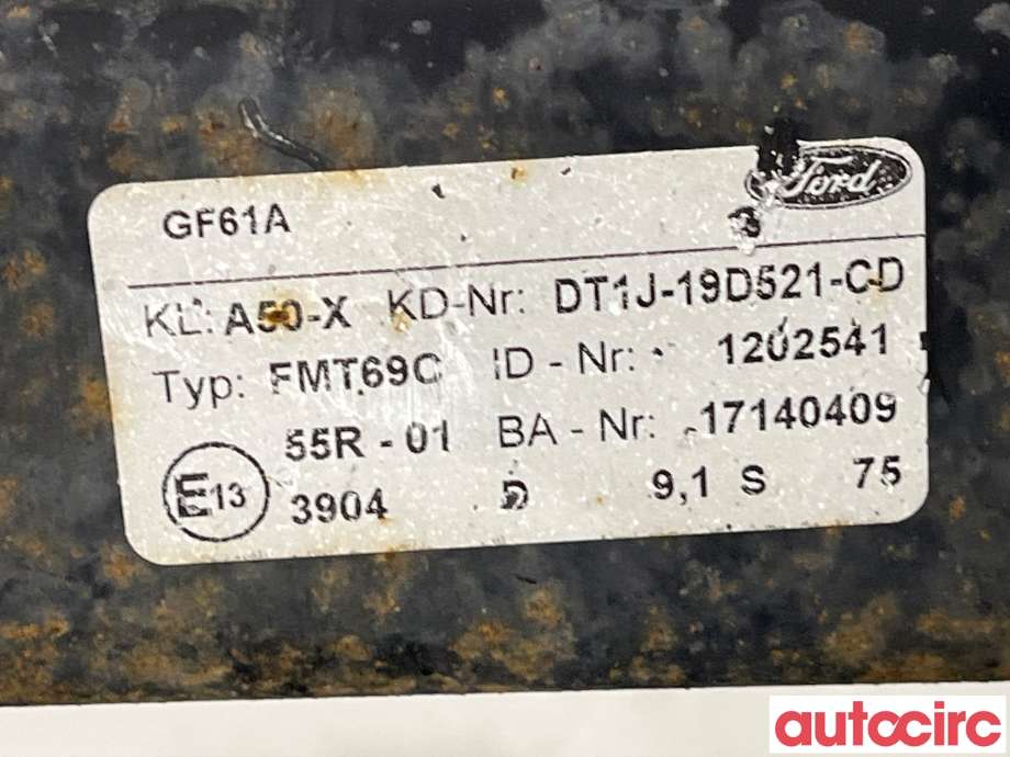 Hengerfeste til Ford Transit Connect 2018-->> Type II, Fase 2 (FORD|1893173|FMT69C|DT1J-19D521-CD)