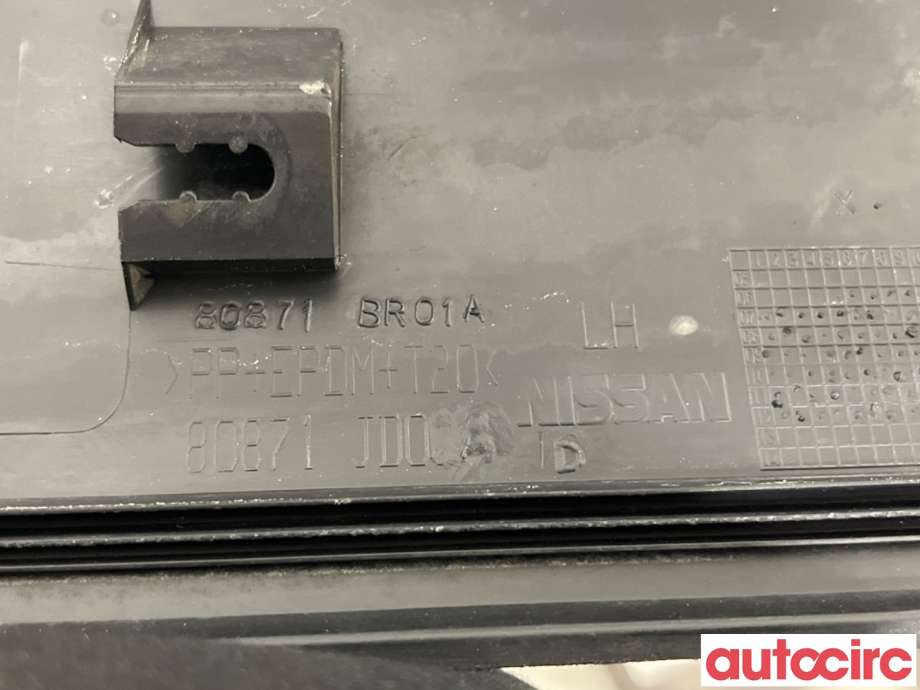 Lister til Nissan Qashqai 2010-2014 (Type I, Fase 2)  (NISSAN|80781BR01A||80871BR01B)