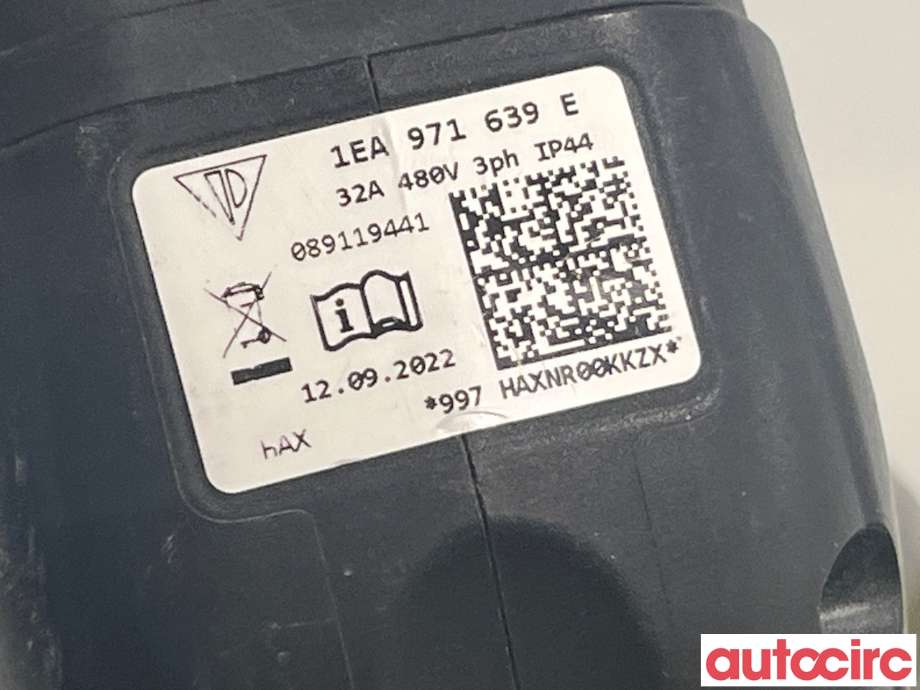Batterilader kabel til Audi A3 2016-2020 (Type III, Fase 2)  (AUDI|1EA971639E|)