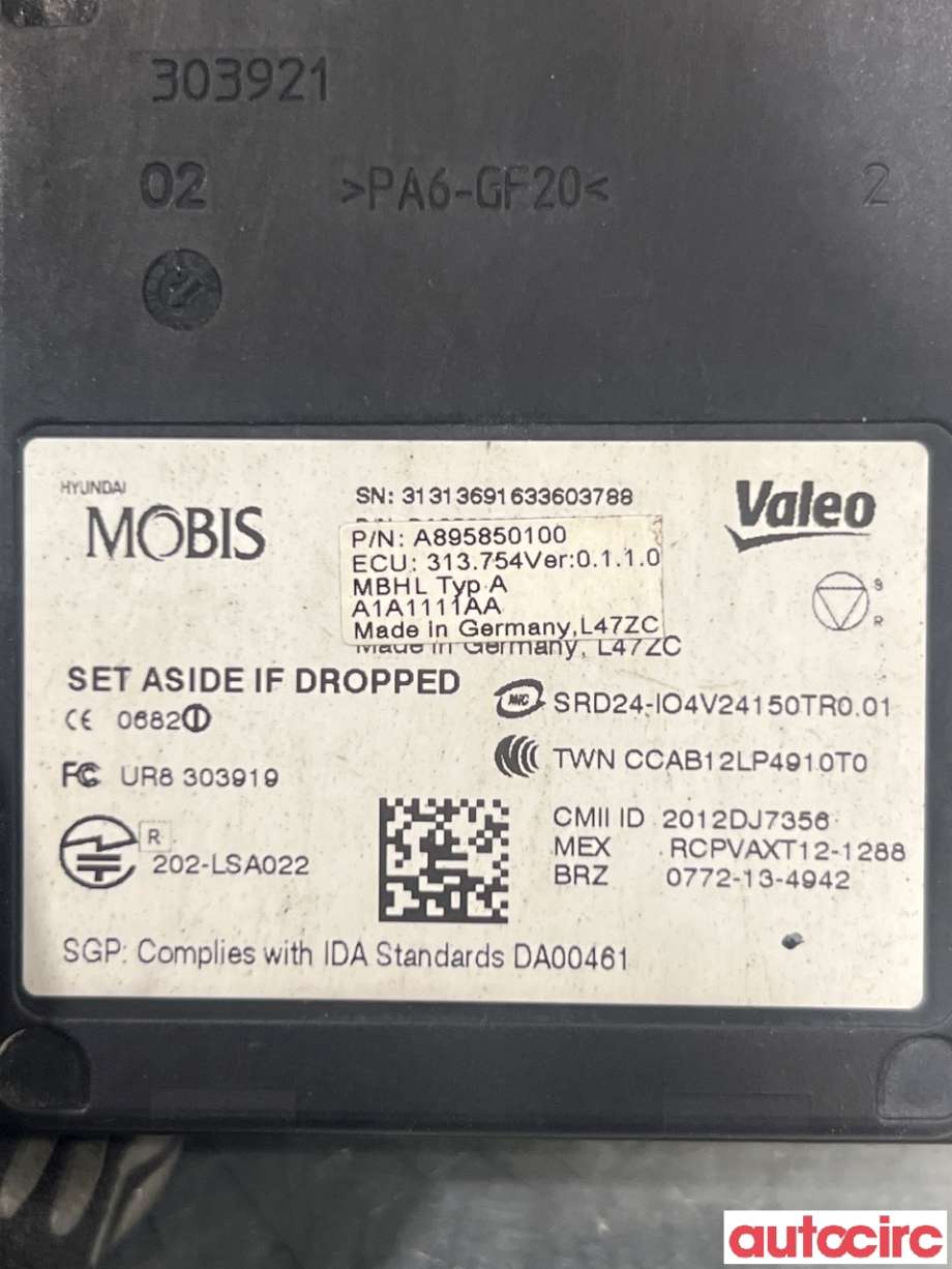Sensor radar til Kia Optima 2017-2020  (KIA|95811A8100||A895850100)