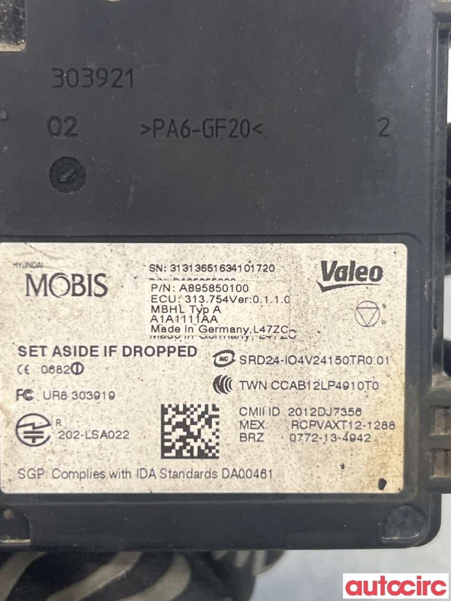 Sensor radar til Kia Optima 2017-2020  (KIA|95811A8100||A895850100)