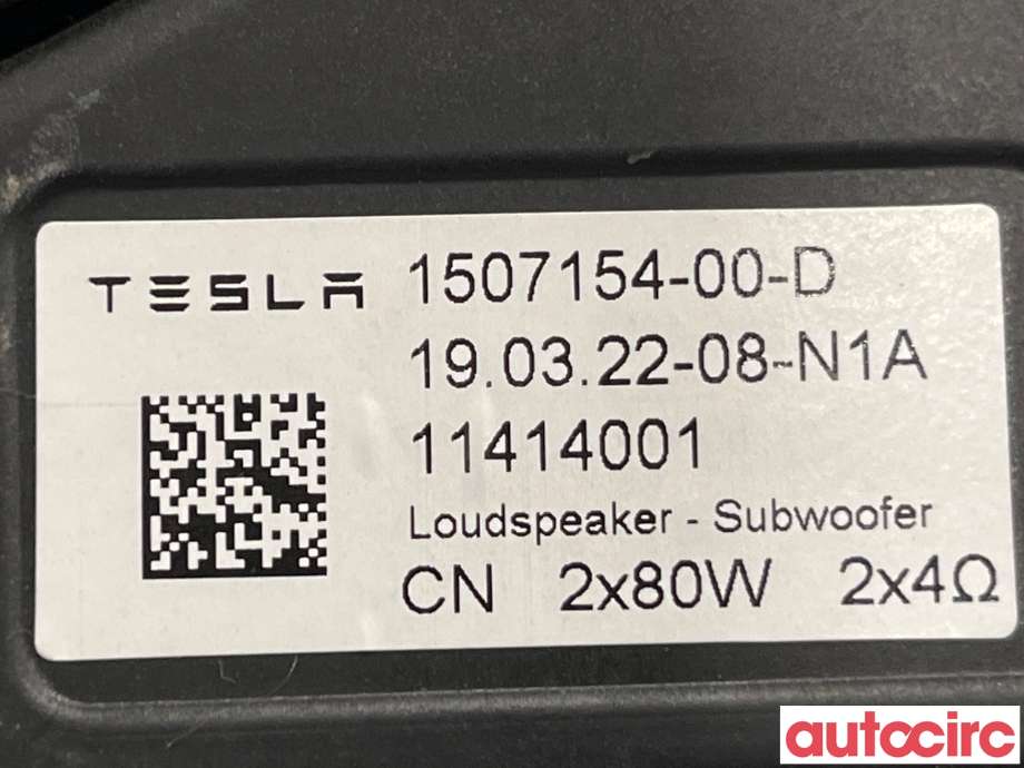 Bilstereo høyttaler til Tesla Model Y 2021-2024 (Type I)  (TESLA|1507154-00-D|)