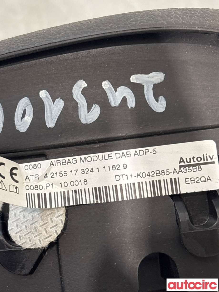 Airbag rattpute til Ford Transit Connect 2018-->> Type II, Fase 2  (FORD|1810758||DT11-K042B85-AA35B8)