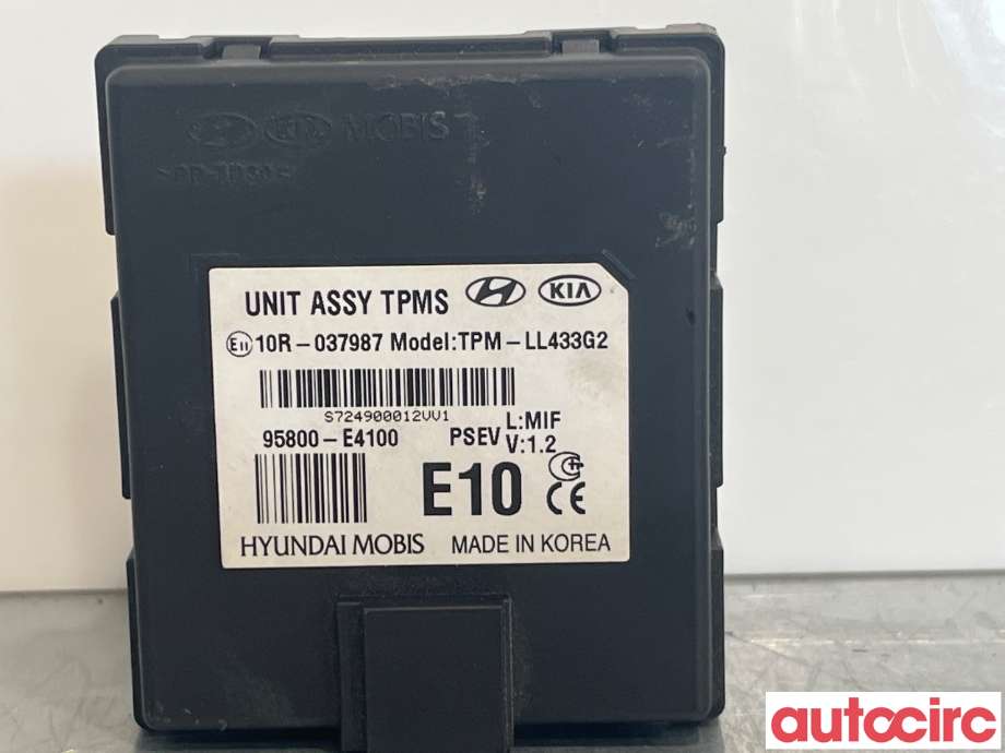 Sensor dekktrykk til Kia Soul 2014-2019 (Type II) (KIA|95800E4100)