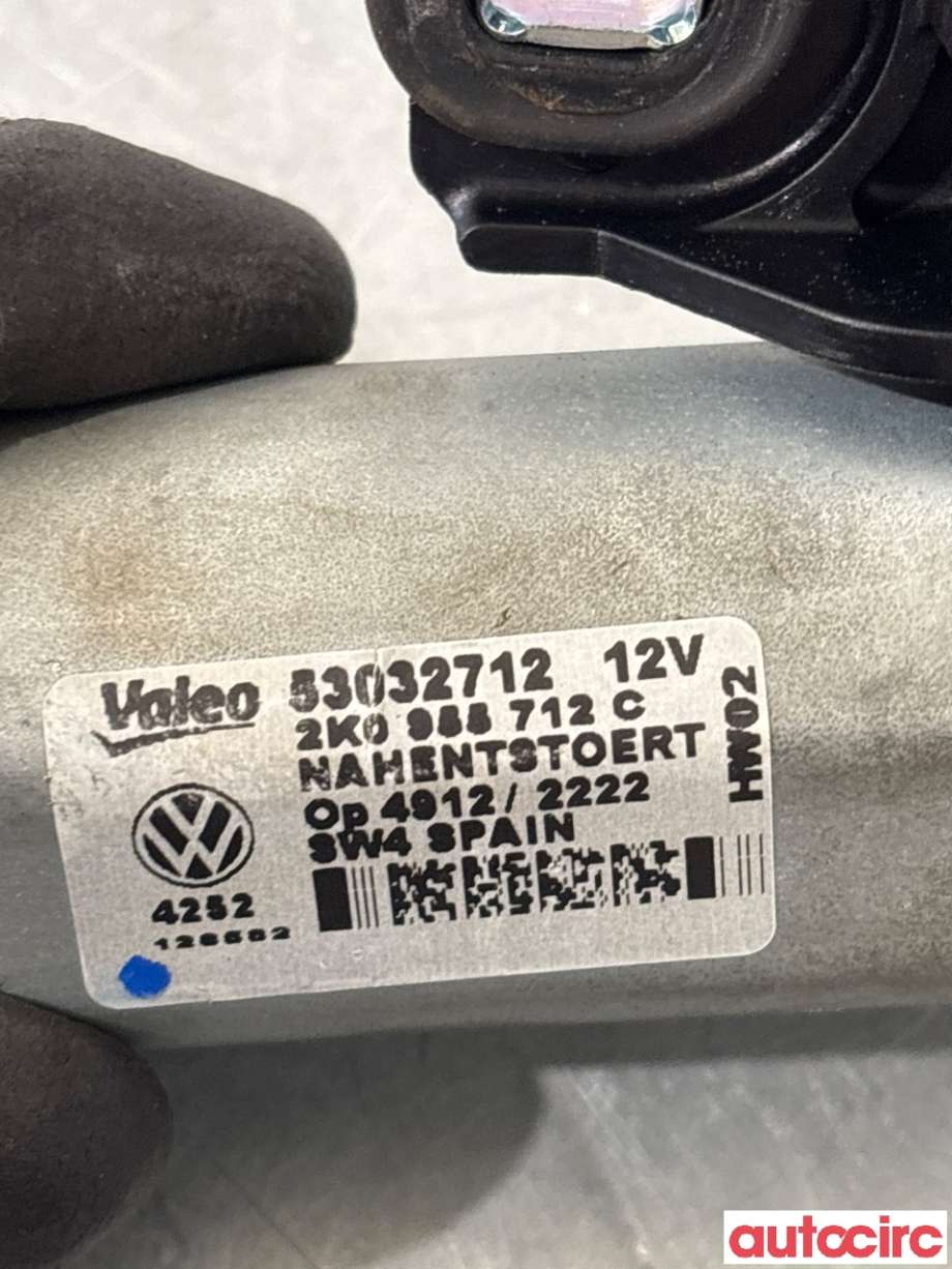 Viskermotor bakrute til VW Caddy 2010-2015 (Type III, Fase 2)  (VOLKSWAGEN|2K0955712C|53032712)