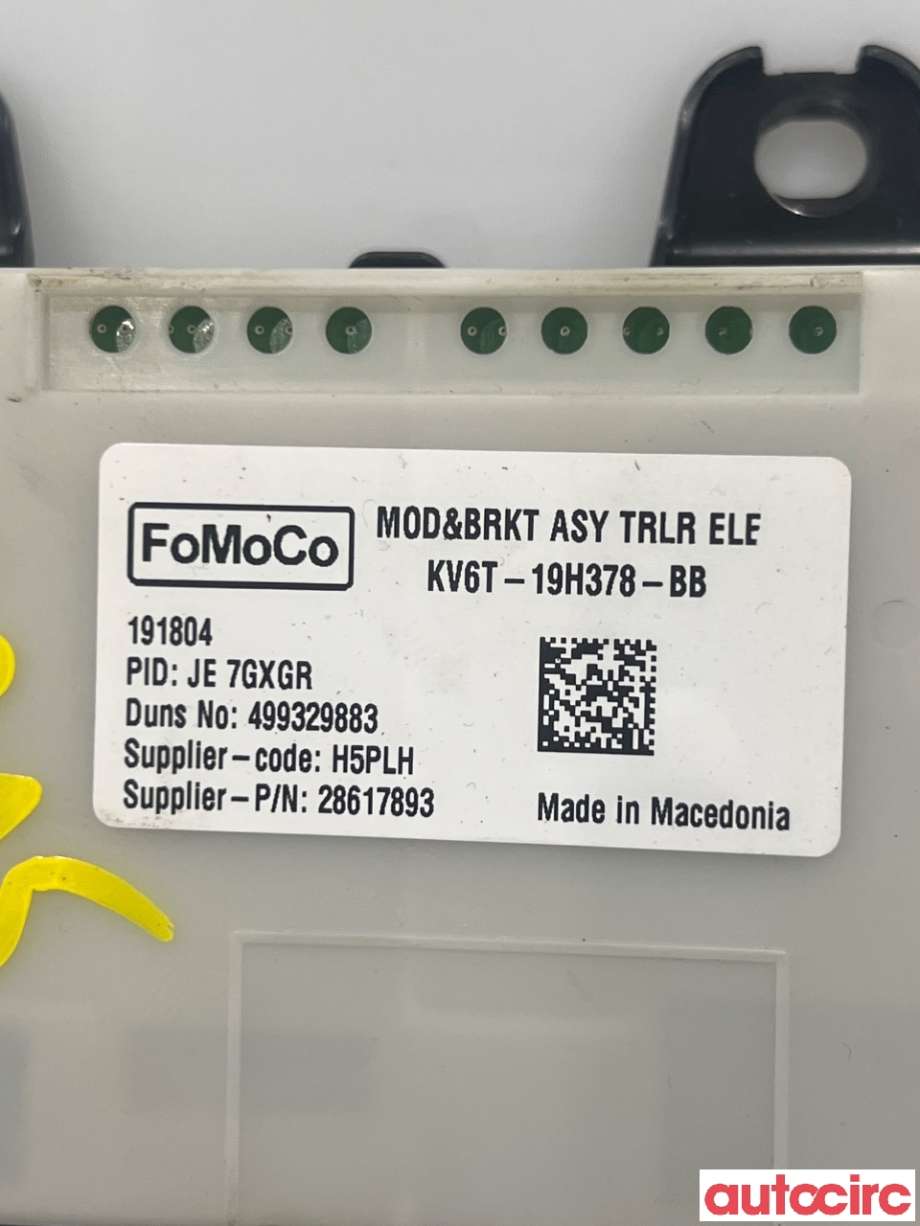 Styreenhet hengerfeste til Ford Transit Connect 2018-->> Type II, Fase 2  (FORD|2561471|KV6T-19H378-BB)