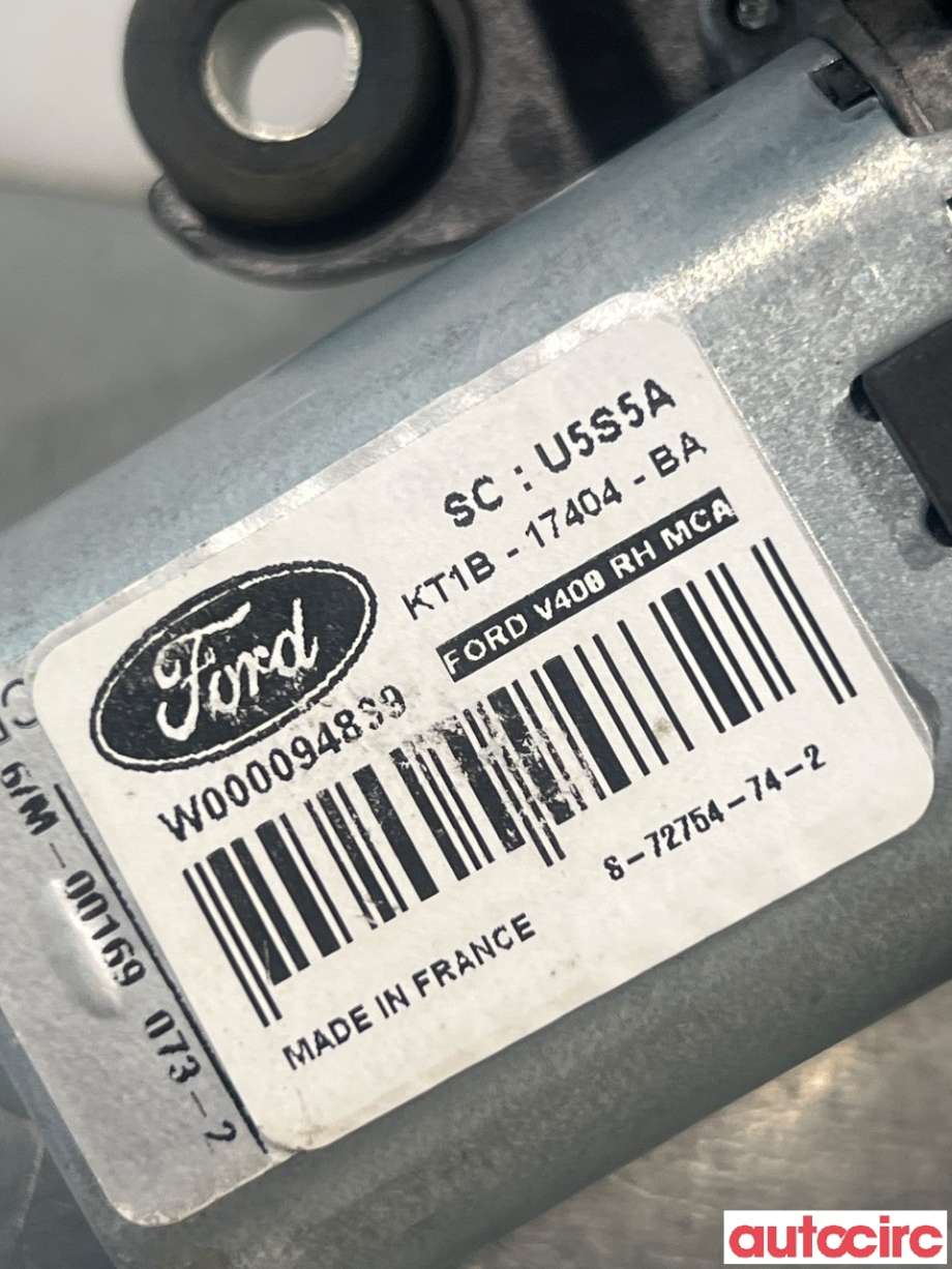 Viskermotor bakrute til Ford Transit Connect 2018-->> Type II, Fase 2 (FORD|2246643|W00009439|KT1B-17404-BA)