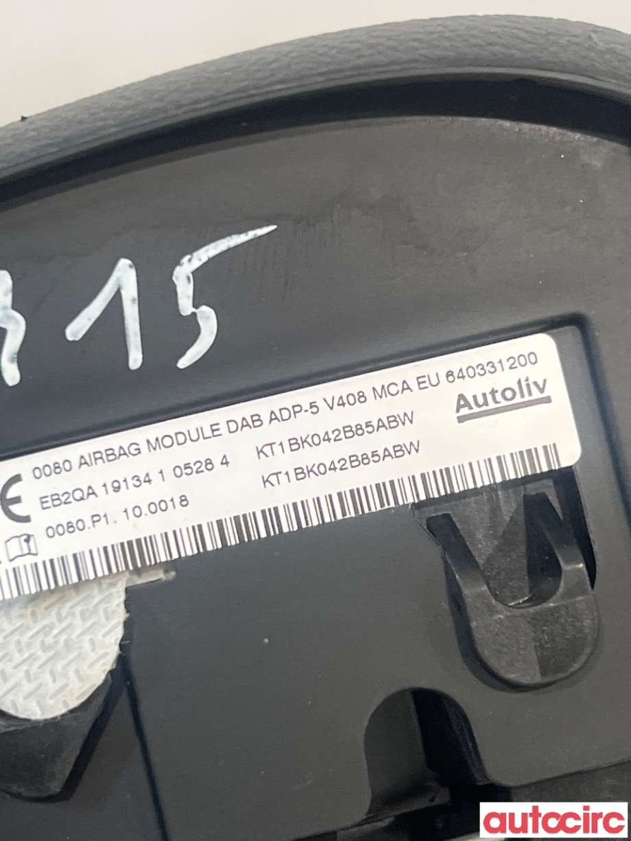Airbag rattpute til Ford Transit Connect 2018-->> Type II, Fase 2 (FORD|2253622||KT1B-K042B85-ABW)