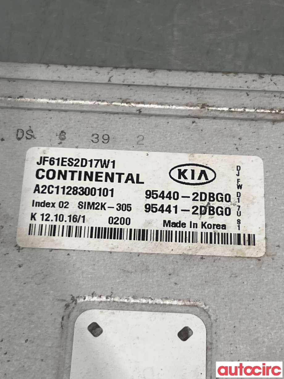 Styreenhet motor til Kia Optima 2017-2020  (KIA|954402DBG0|A2C1128300101)