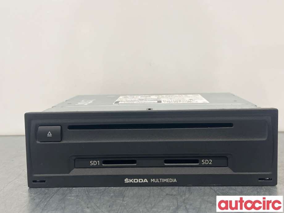 Bilstereo navigasjon til Škoda Octavia 2013-2016 (Type III, Fase 1) (SKODA|5E0035874AX||5E0035874A)