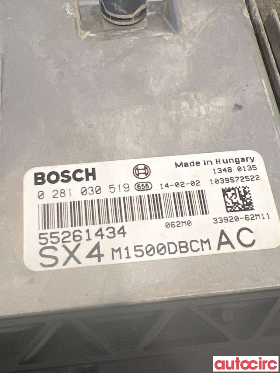 Styreenhet motor til Suzuki SX4 S-CROSS 2013-->> (Type II) (SUZUKI|33920-62M11|0281030519|55261434)