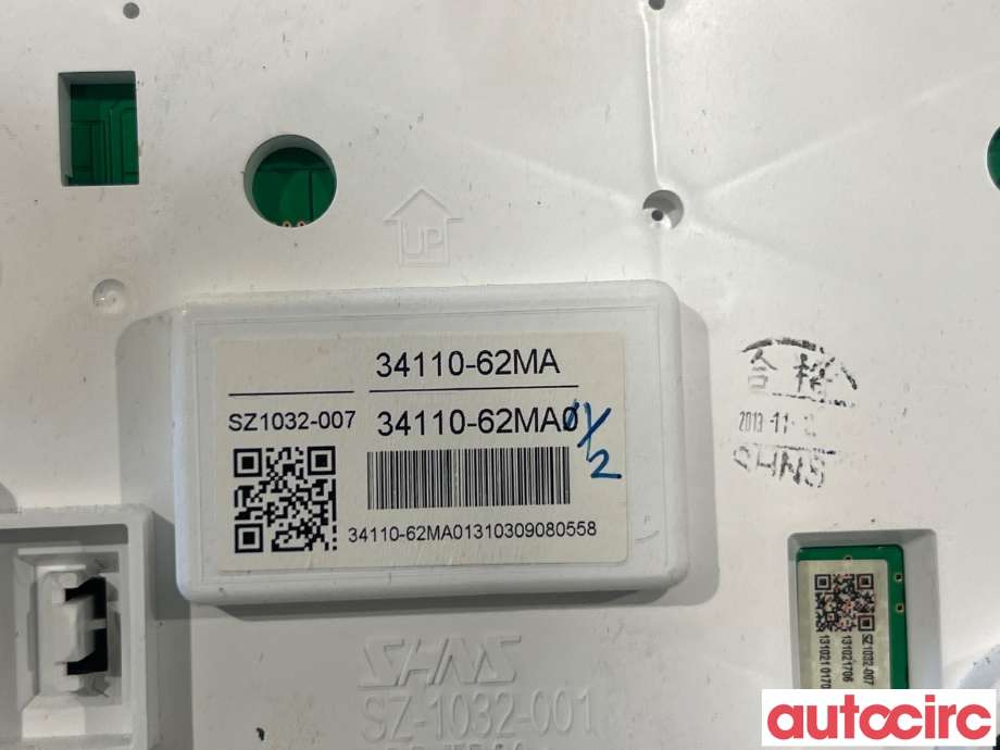 Instrumentpanel til Suzuki SX4 S-CROSS 2013-->> (Type II) (SUZUKI|34100-62MD2||34110-62MA)