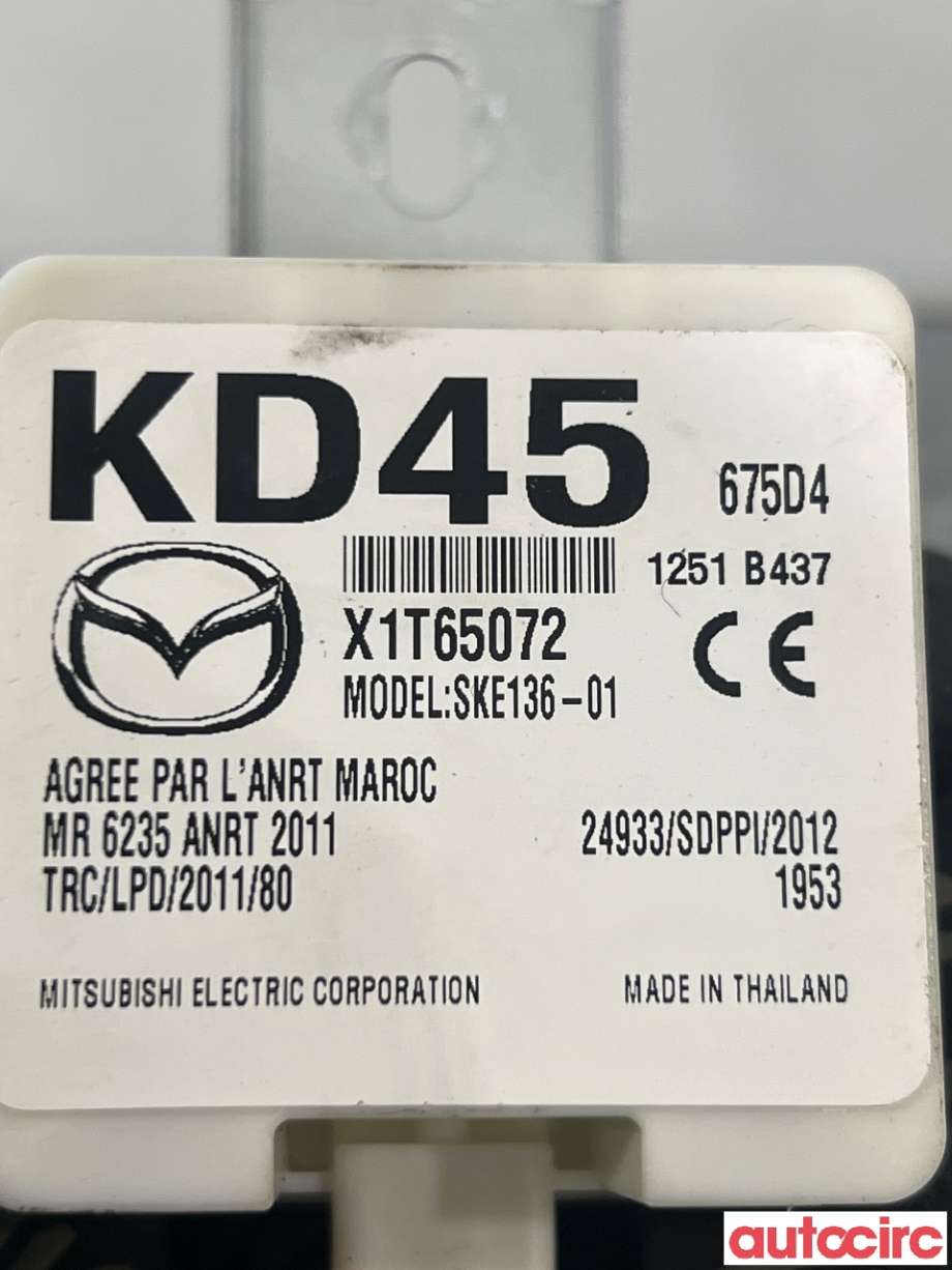 Styreenhet nøkkelfri/keyless til Mazda CX-5 2012-2017 (Type I)  (MAZDA|KD45-67-5D4A||KD45675D4A)