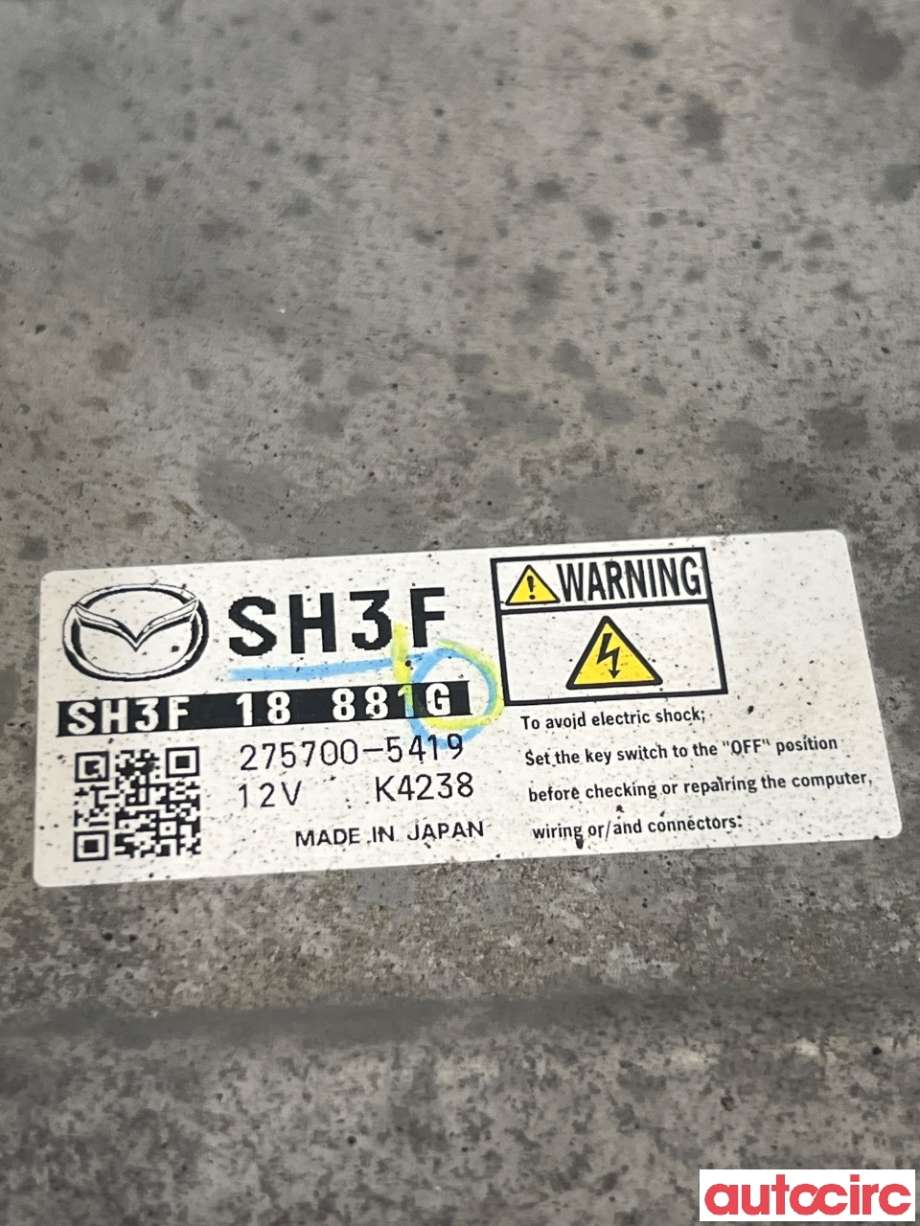 Styreenhet motor til Mazda CX-5 2012-2017 (Type I)  (MAZDA|SH3F-18-881S|275700-5419|SH3F18881G)