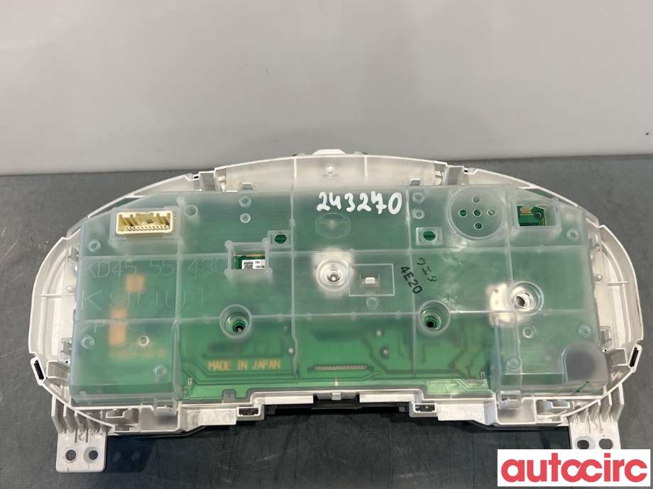 Instrumentpanel til Mazda CX-5 2012-2017 (Type I)  (MAZDA|KP52-55-471A||KD4555430)
