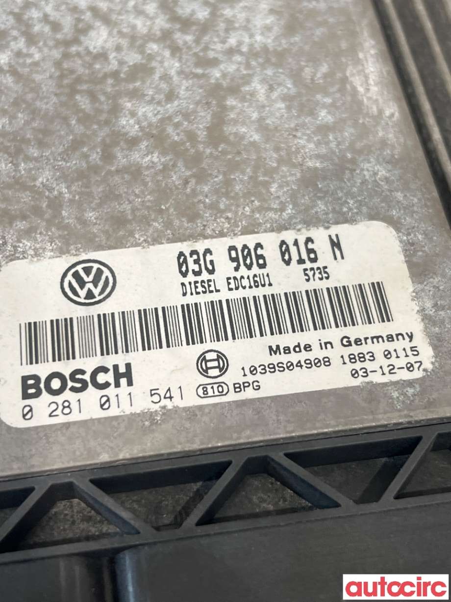 Styreenhet motor til VW Caddy 2004-2010 (Type III, Fase 1)  (VOLKSWAGEN|03G906016GP|0281011541|03G906016N)