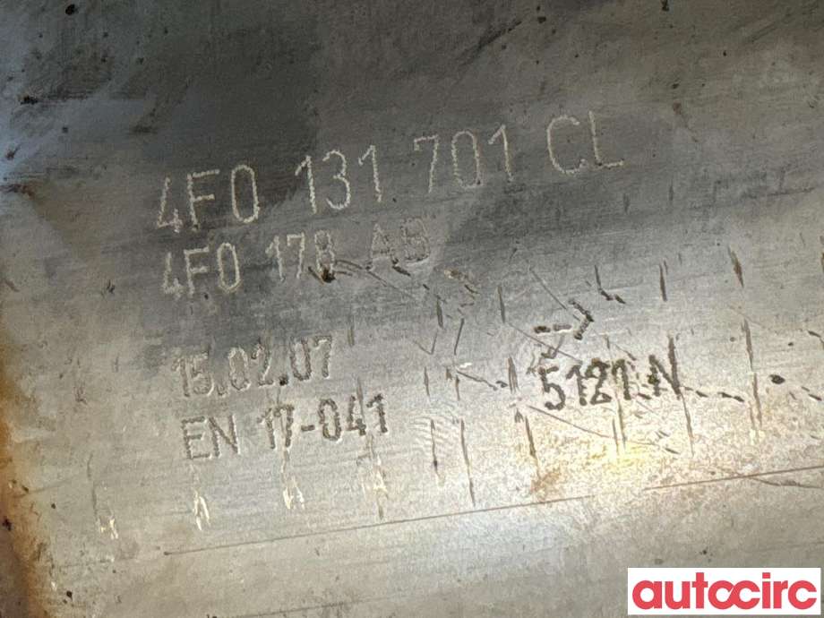 Katalysator til Audi A6, Allroad 2006-2008 (Type II, Fase 1) (C6) (C6) (AUDI|4F0254201PX||4F0131701CL)