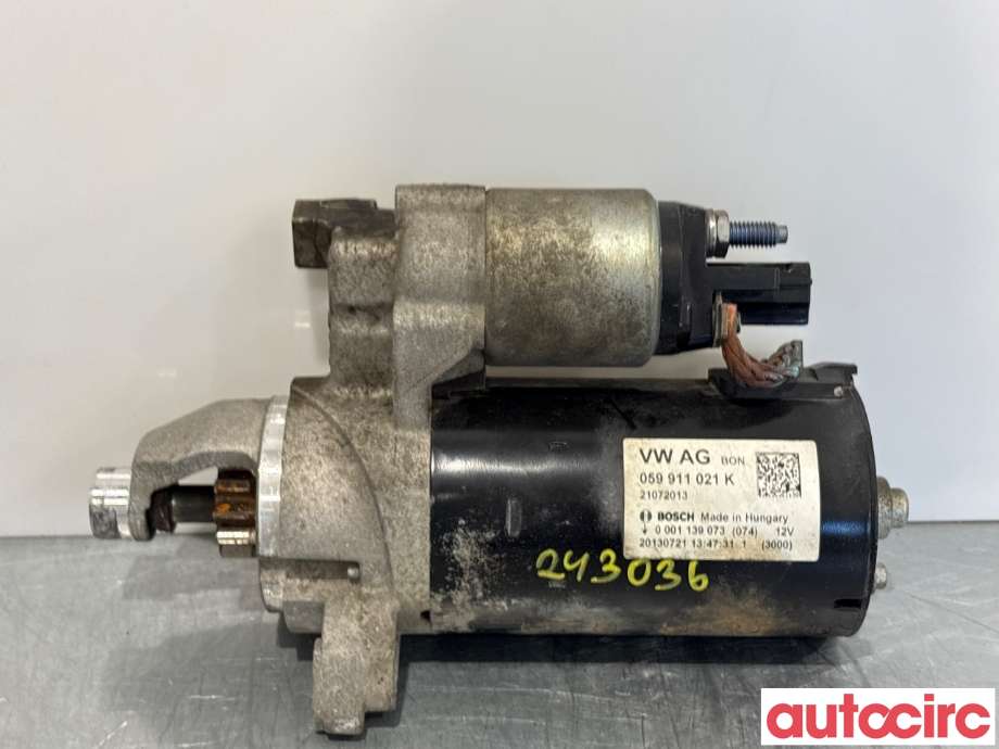 Starter diesel til Audi A6, 2011-2014 (Type IV, Fase 1) (C7) (C7) (AUDI|059911021KX)