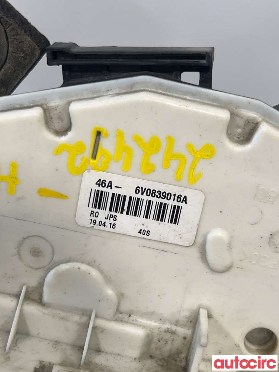 Låsekasse høyre bak til Škoda Superb 2015-->> (Type III) (SKODA|5TA839016Q||6V0839016A)