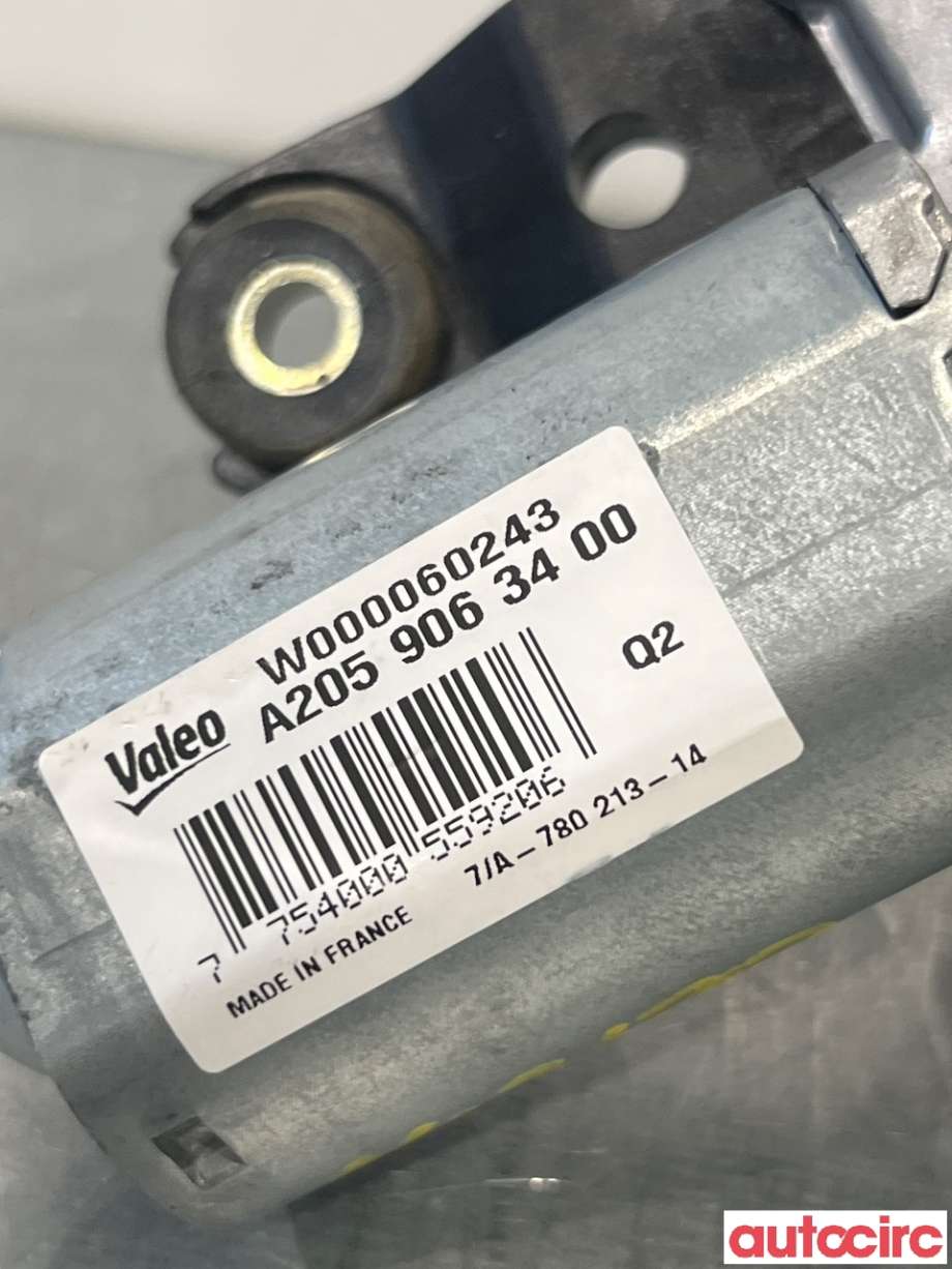 Viskermotor bakrute til Mercedes C-Klasse 2014-2018 (Fase 1) (W205) (W205) (MERCEDES|A2059063400|W000060243)
