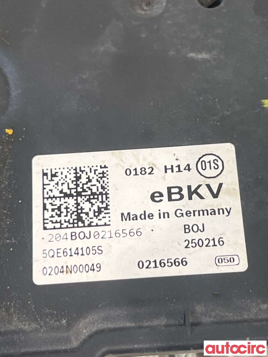 Bremsekraft-forsterker til VW e-Golf 2014-2017 (Fase 1)  (VOLKSWAGEN|5QE614105AT|0204N00049|5QE614105S)