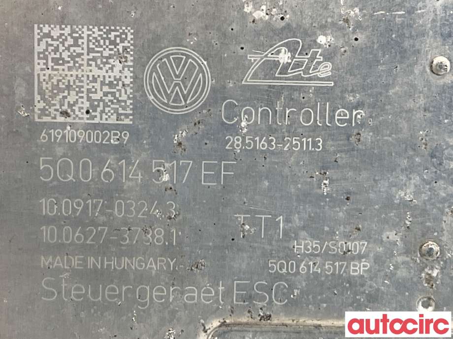 ABS sentral til Škoda Kodiaq 2017-->>  (SKODA|5Q0614517EF)