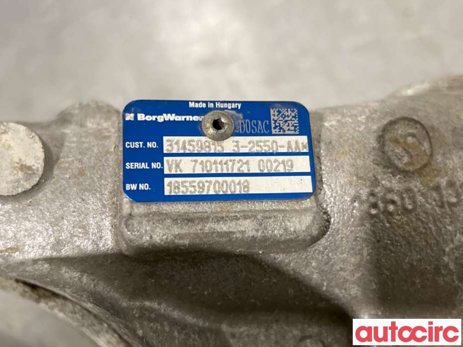 Turbo til Volvo XC60 2017-->> (Type II)  (VOLVO|36012658|18559700018|31459815)