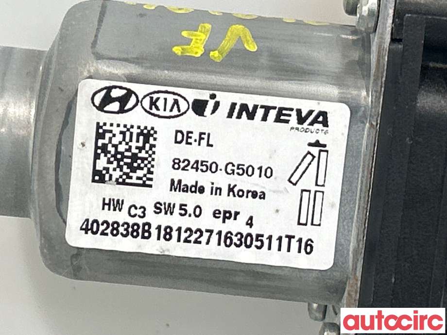 Ruteheis venstre foran til Kia Niro 2016-2021  (KIA|82450G5010|402838B|82450-G5010)