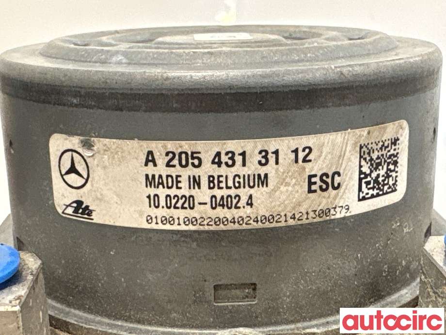 ABS sentral til Mercedes C-Klasse 2014-2018 (Fase 1) (W205) (W205) (MERCEDES|A2054310100|100220-04024|A2054313712)