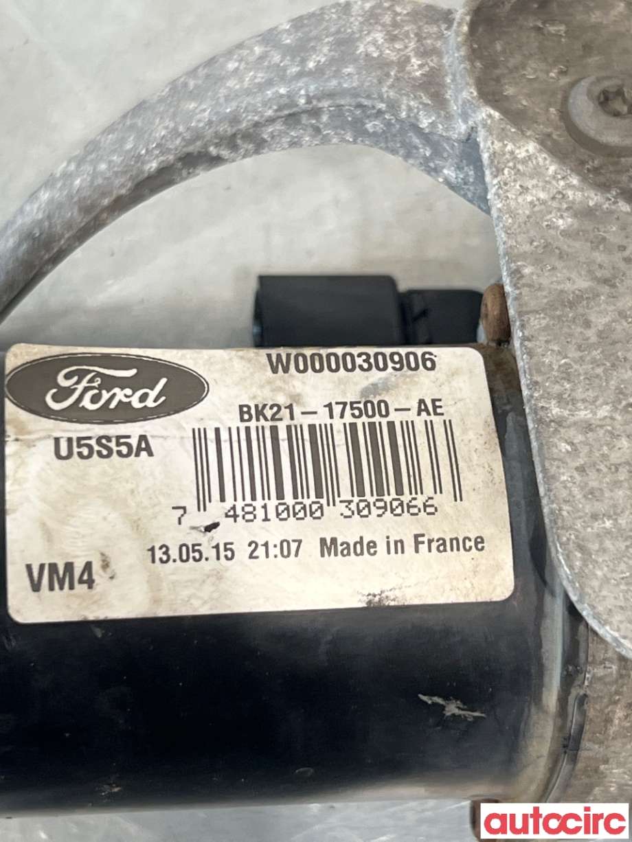 Viskermotor frontrute til Ford Transit Custom 2013-2023 (Type I)  (FORD|1942162||BK21-17500-AE)