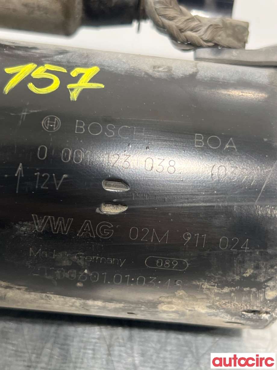 Starter diesel til Škoda Octavia 2009-2013 (Type II, Fase 2) (SKODA|02M911024X|0001123038|02M911024)