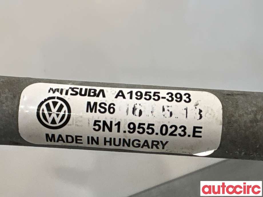 Viskermotor frontrute til VW Tiguan 2011-2016 (Type I, Fase 2)  (VOLKSWAGEN|5N1955023D|A1955-393|5N1955023F)