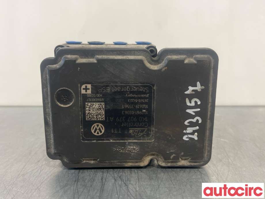 ABS sentral til Škoda Octavia 2009-2013 (Type II, Fase 2)  (SKODA|1K0614517CB|100212-05614|1K0907379AT)